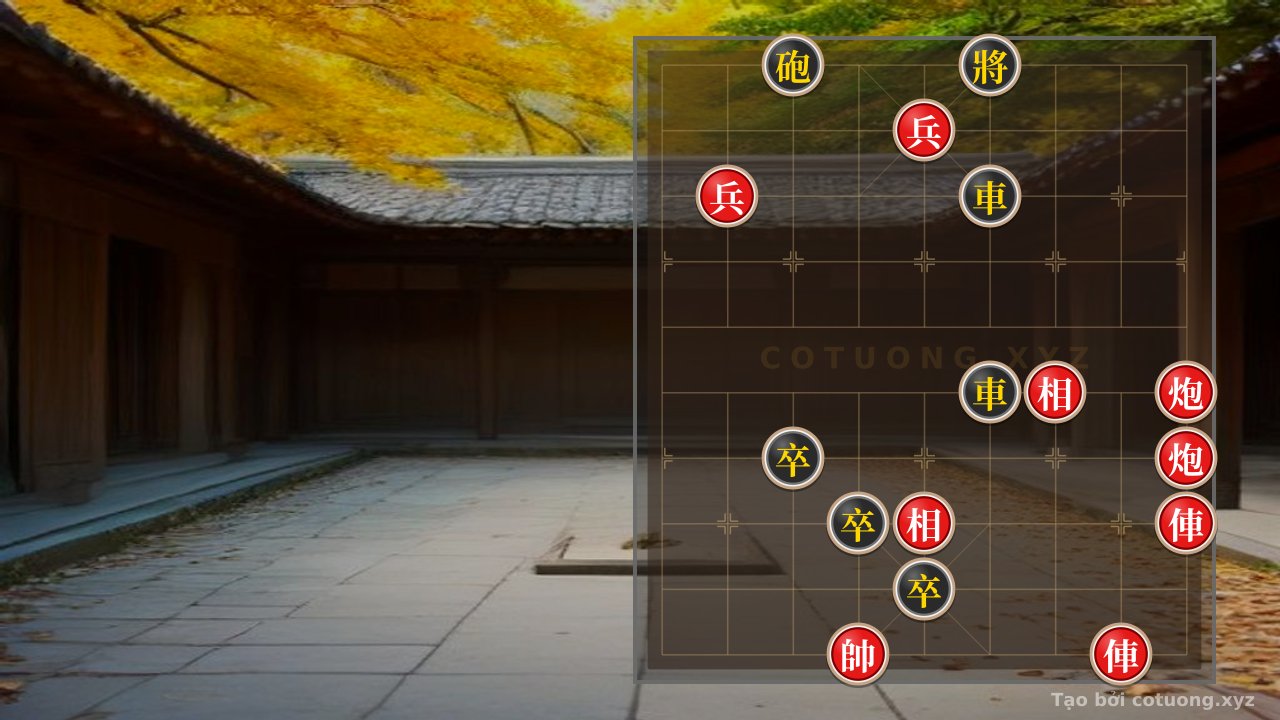 Thế cờ: The 'Red Cannon on File 1' Trap - Every Player Must Be Cautious! — Cờ Tướng Online