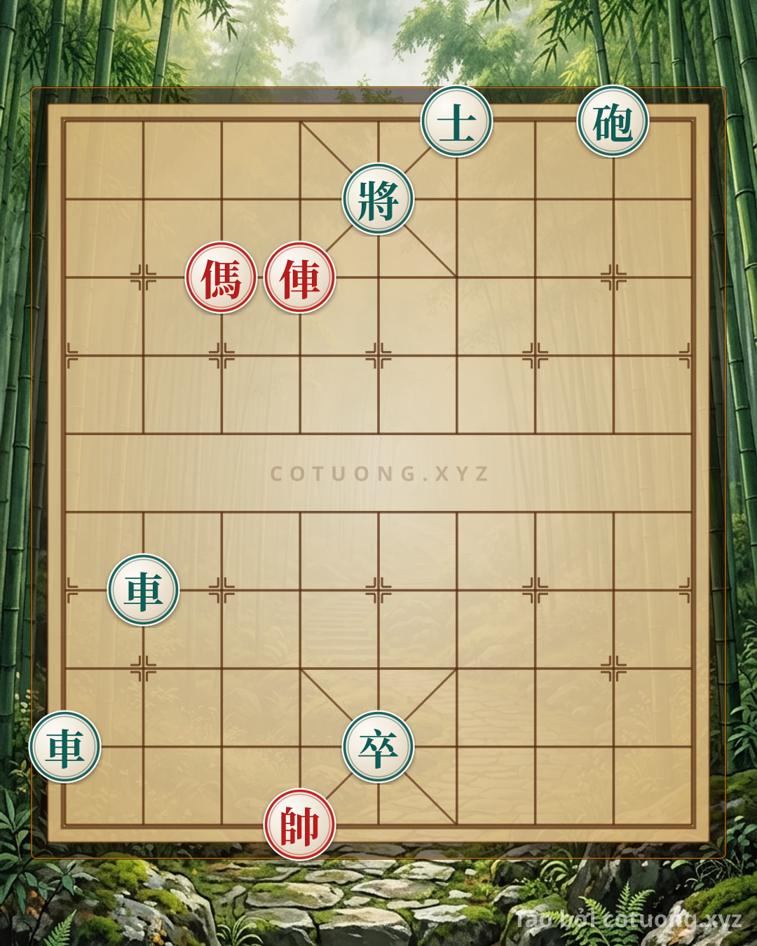 Challenge: Xiangqi: Winning the 'Red Horse Assault' Formation in Battle - Can you solve it?