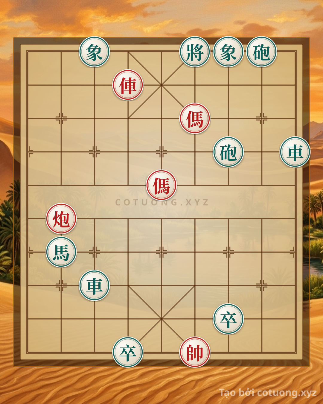 Challenge: Red General Chess: Breakthrough Tactics - Rook at 6th Rank, 9th File - Can you solve it?