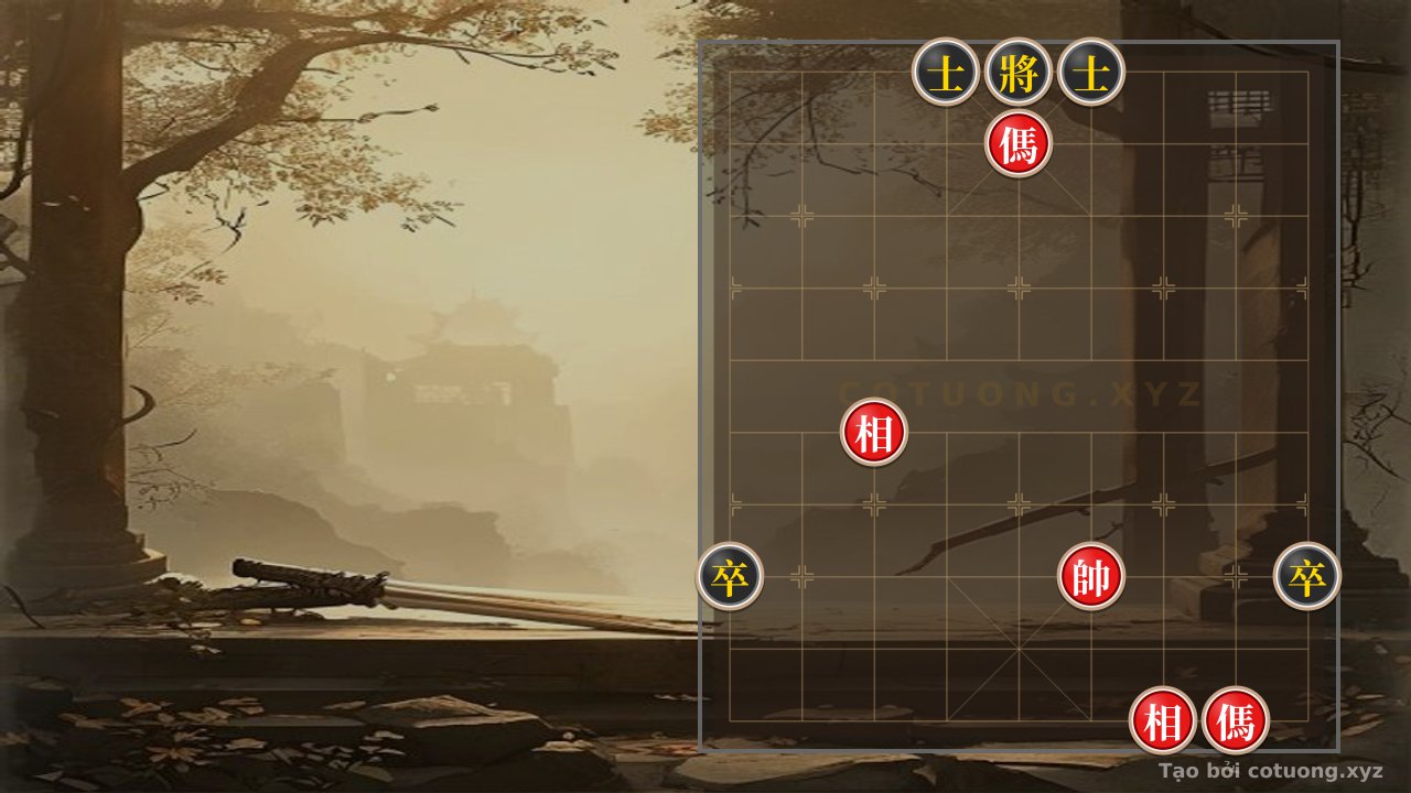 Thế cờ: Red Horses Facing Each Other: Attack and Defense Strategies in Xiangqi — Cờ Tướng Online