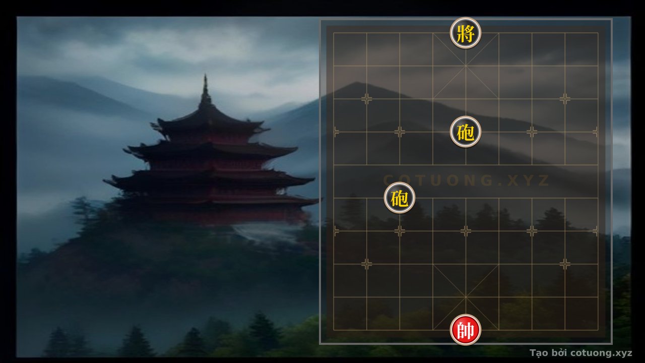 Thế cờ: The Black Cannon's Trap: The Red General's Patience Strategy — Cờ Tướng Online