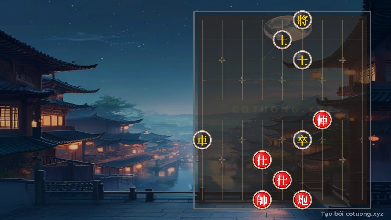 Thế cờ: The 'RED CHARIOT 3 TONS 5' Move - The Compulsory Winning Strategy on the Online Xiangqi Board — Cờ Tướng Online