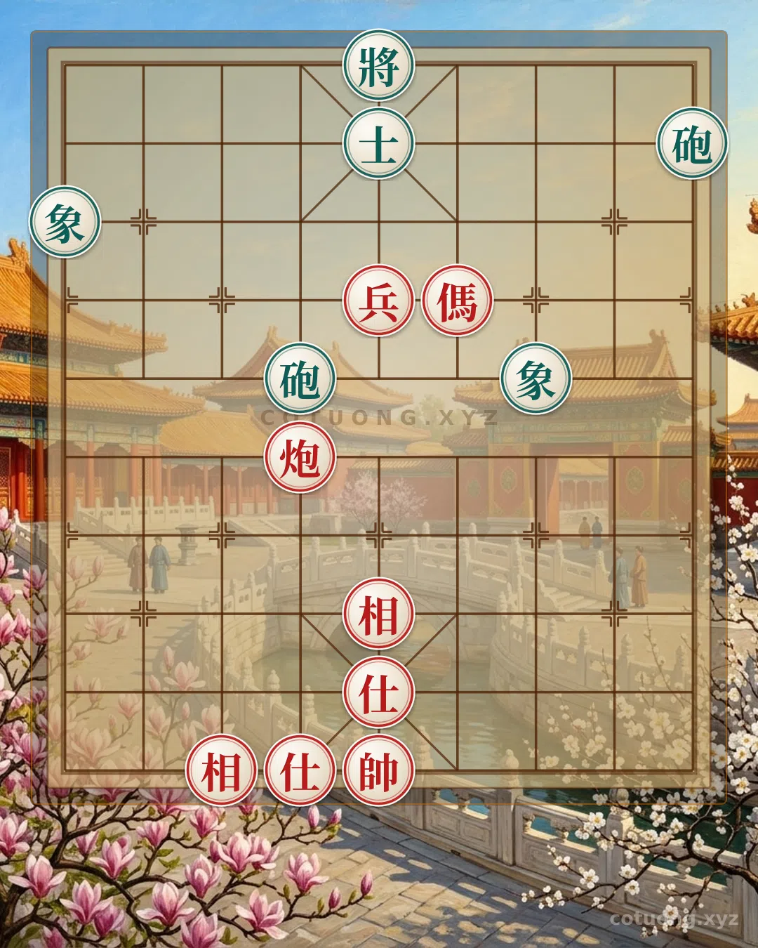 Challenge: Xiangqi Puzzle #8793: When the Red Cannon Horse Charges Against the Black Double Cannons - A Decisive Move in One Move - Can you solve it?