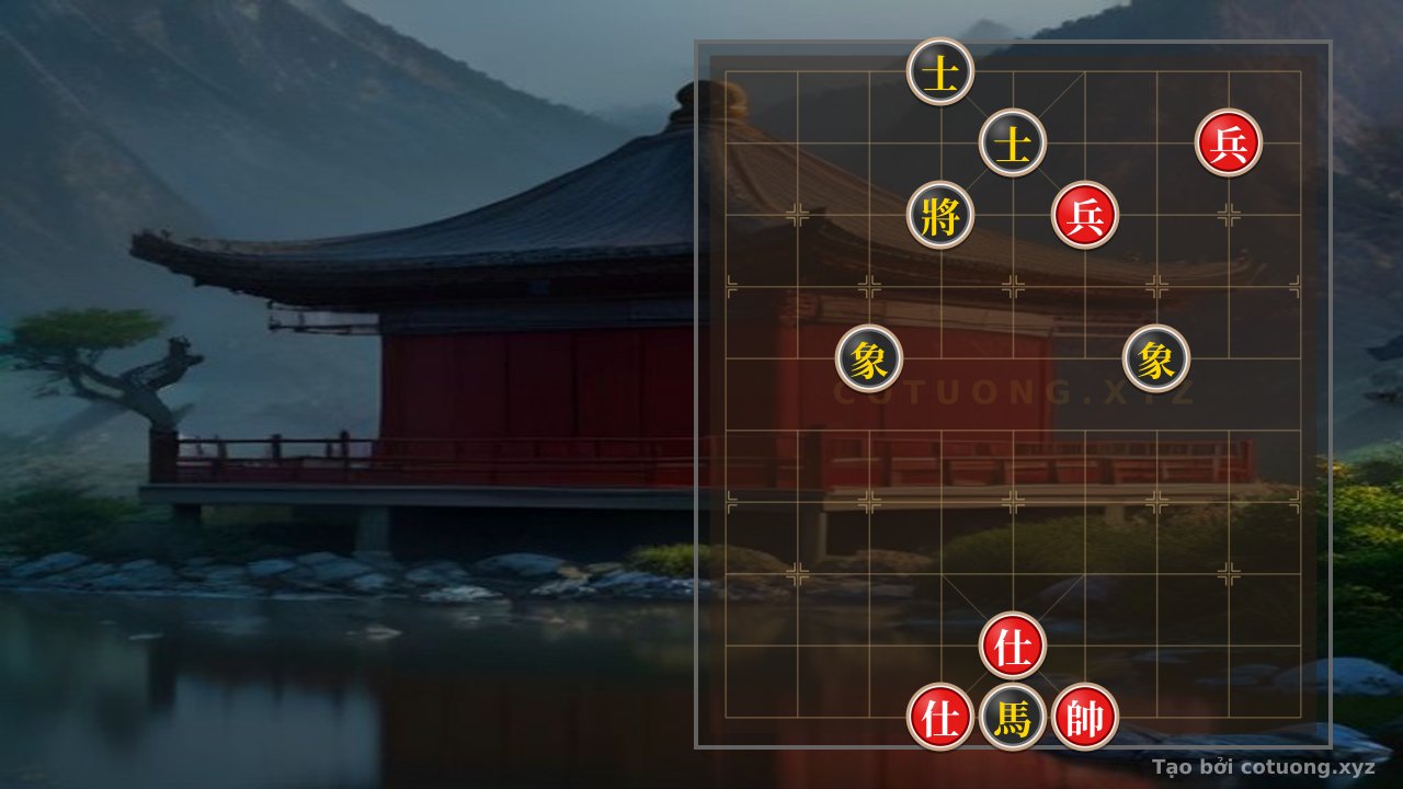 Thế cờ: Xiangqi Super Difficult: Red is Trapped, Black Rook Attacks Straight at the Red General — Cờ Tướng Online
