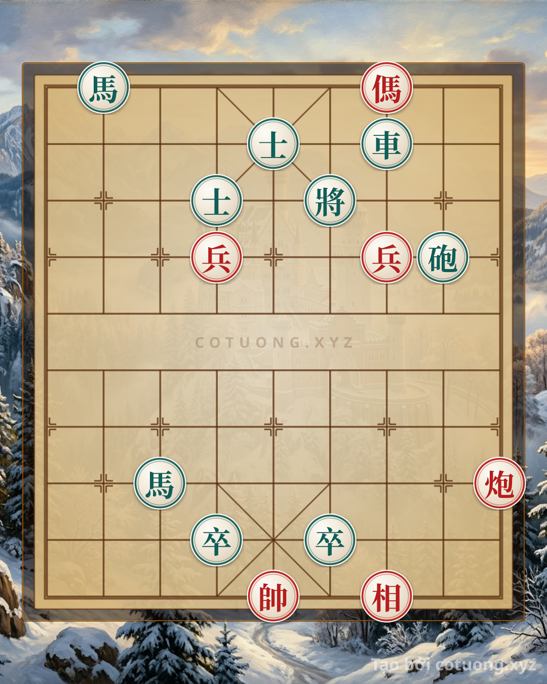 Challenge: Breaking the Xiangqi Position Offline: Black Under Pressure, Red Finds the Shortest Path to Victory - Can you solve it?