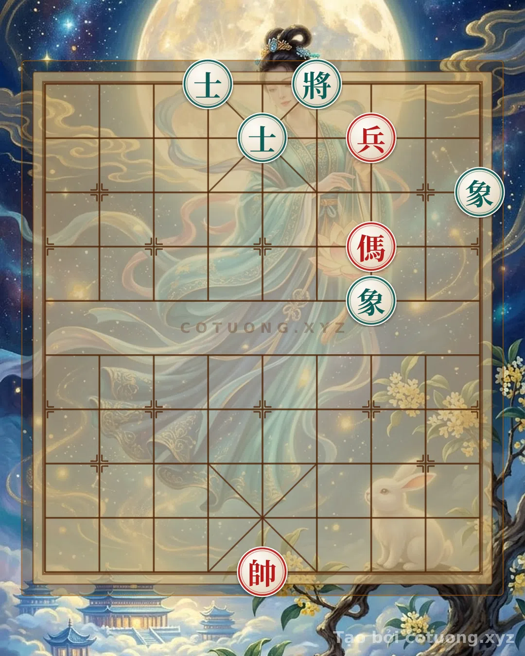 Challenge: The Art of Resilient Defense: Mastering the God of Sorrows in Xiangqi - Can you solve it?