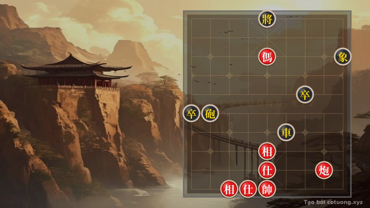 Thế cờ: Decoding the Position: Cannon Horse 2Advisors 2Elephants vs. Chariot Cannon 2Pawns Elephant - Tactical Insights — Cờ Tướng Online
