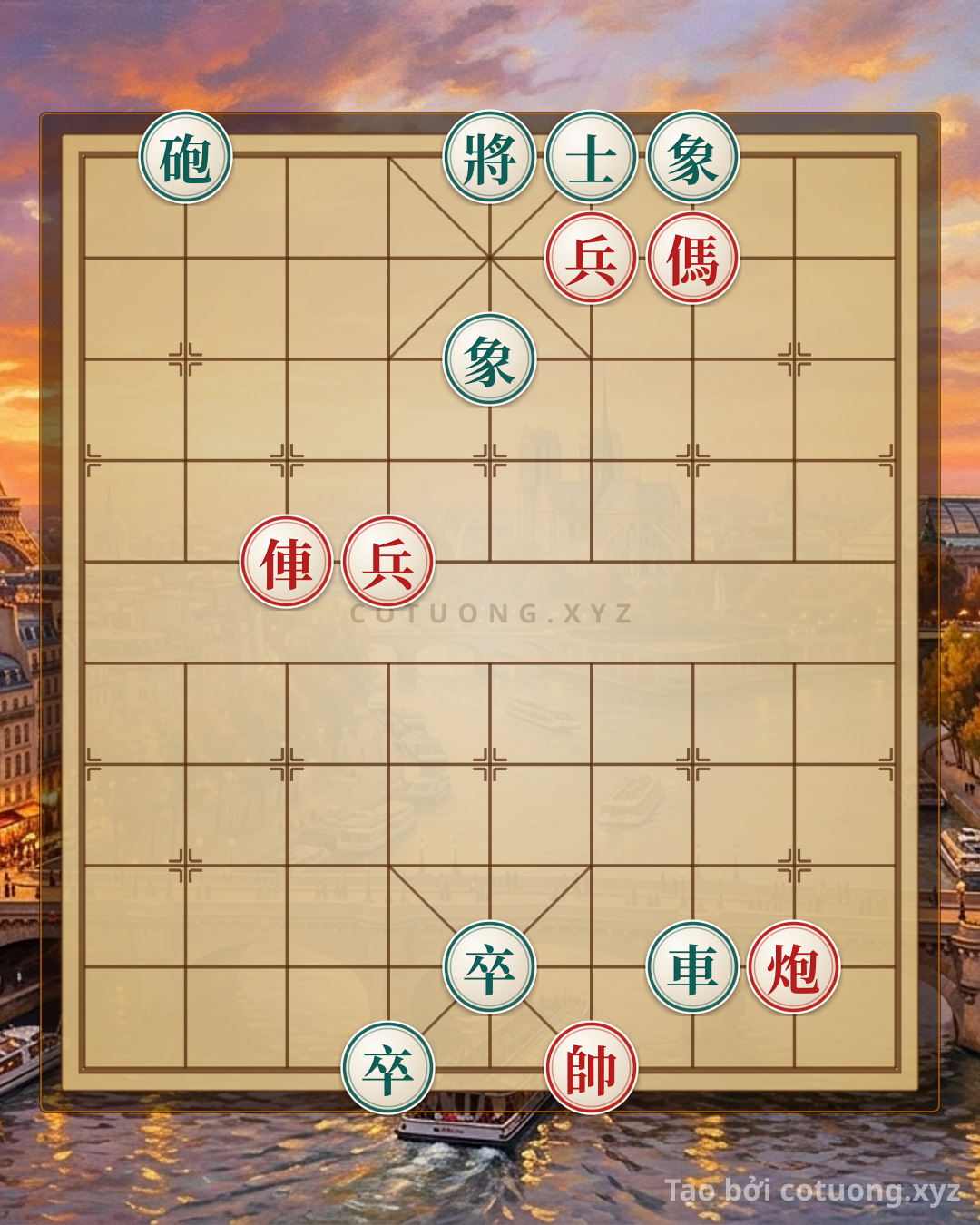 Challenge: Xiangqi Super Hard: Red Strategy Crushes Black Defense - Can you solve it?
