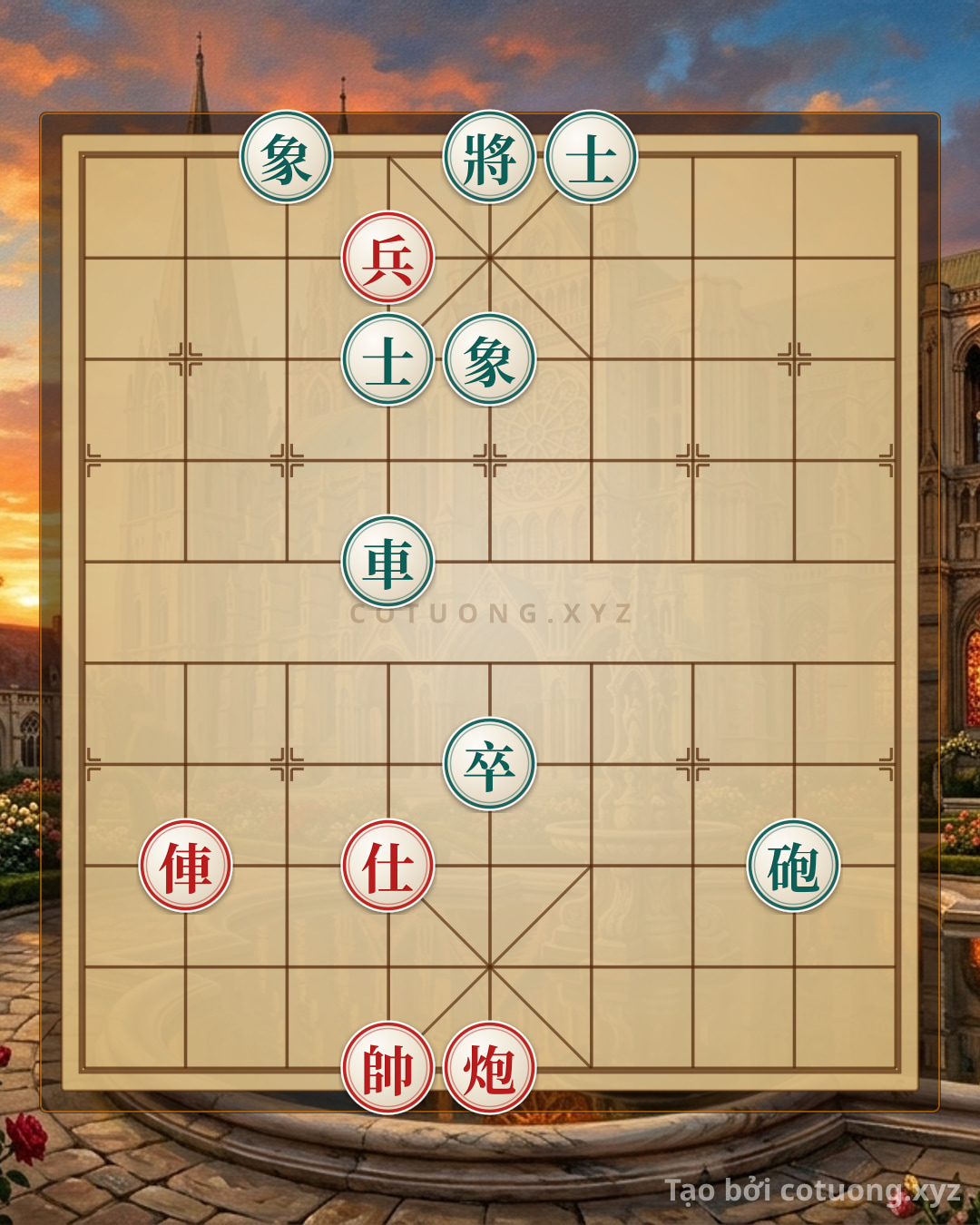 Challenge: Classic Checkmate: Rook Cannon Pawn Advisor vs. Rook Cannon 2 Advisors 2 Elephants - Trick to Break the Black Formation - Can you solve it?
