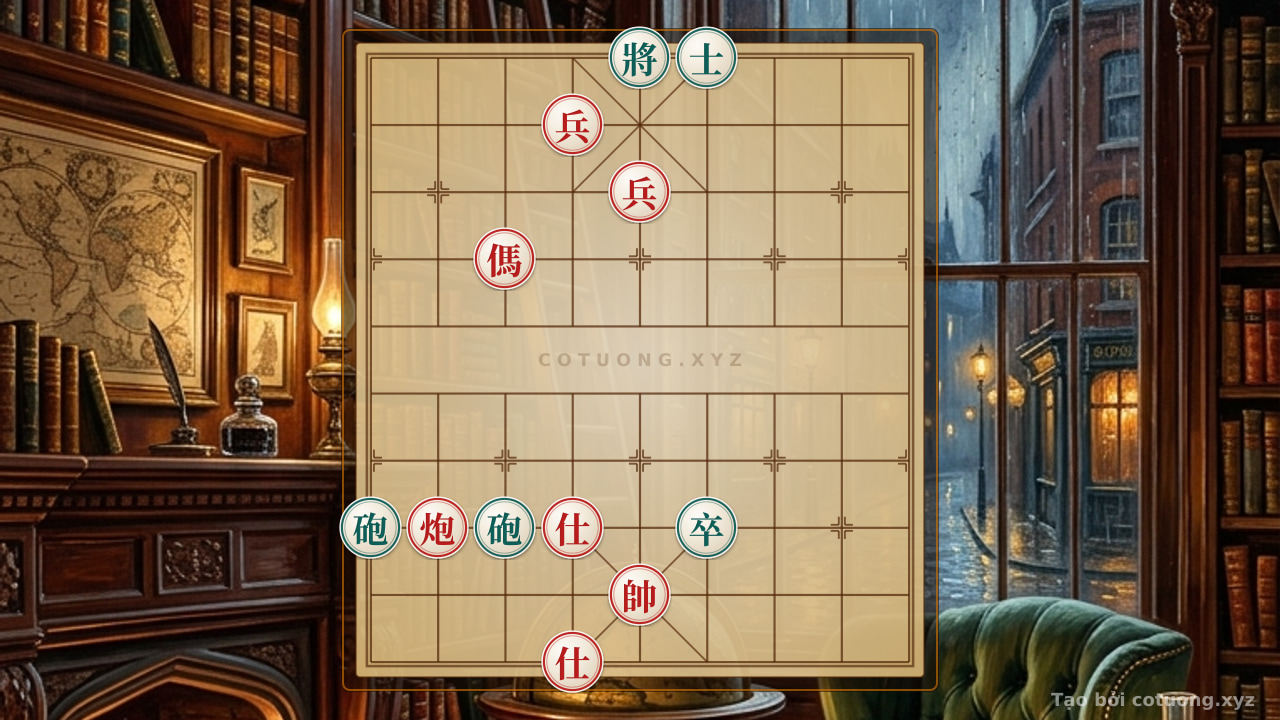 Thế cờ: The Xiangqi Xich Bi Strategy: Mastering the Red's Pao Ma (Cannon Horse) Checkmate — Cờ Tướng Online