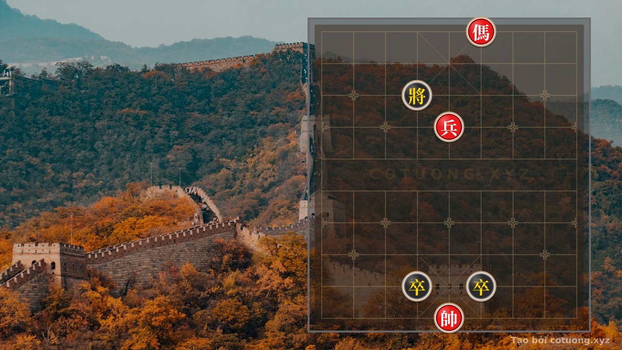 Thế cờ: Defensive Counterattack Strategy: Decoding the Red General's Exposed 4th Rank 10 — Cờ Tướng Online