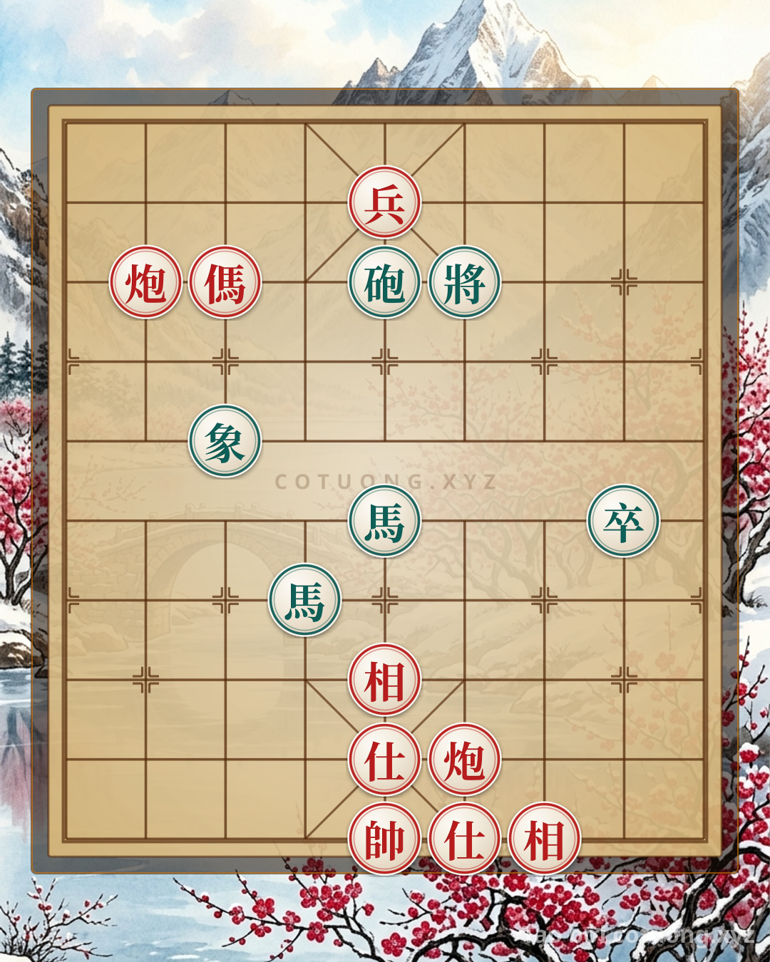 Challenge: Red Cannon vs. Empty Cannon: Winning Strategy from the First Move - Can you solve it?