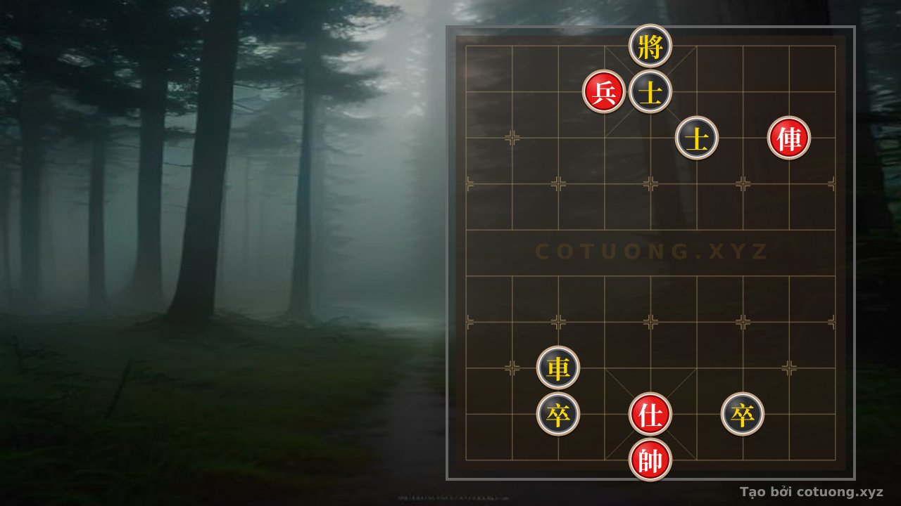 Thế cờ: Red General Wins Against Black: 