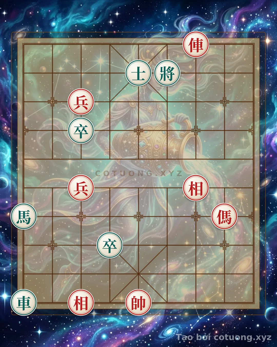 Thế cờ: Red General Chess: Strategy, Patience, and Masterful Moves in an 8/10 Board — Cờ Tướng Online