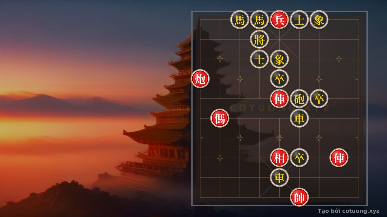 Thế cờ: The Hidden Classic: Red Horse Breaks Through the Black Wall - Can It Checkmate in Three Moves? — Cờ Tướng Online