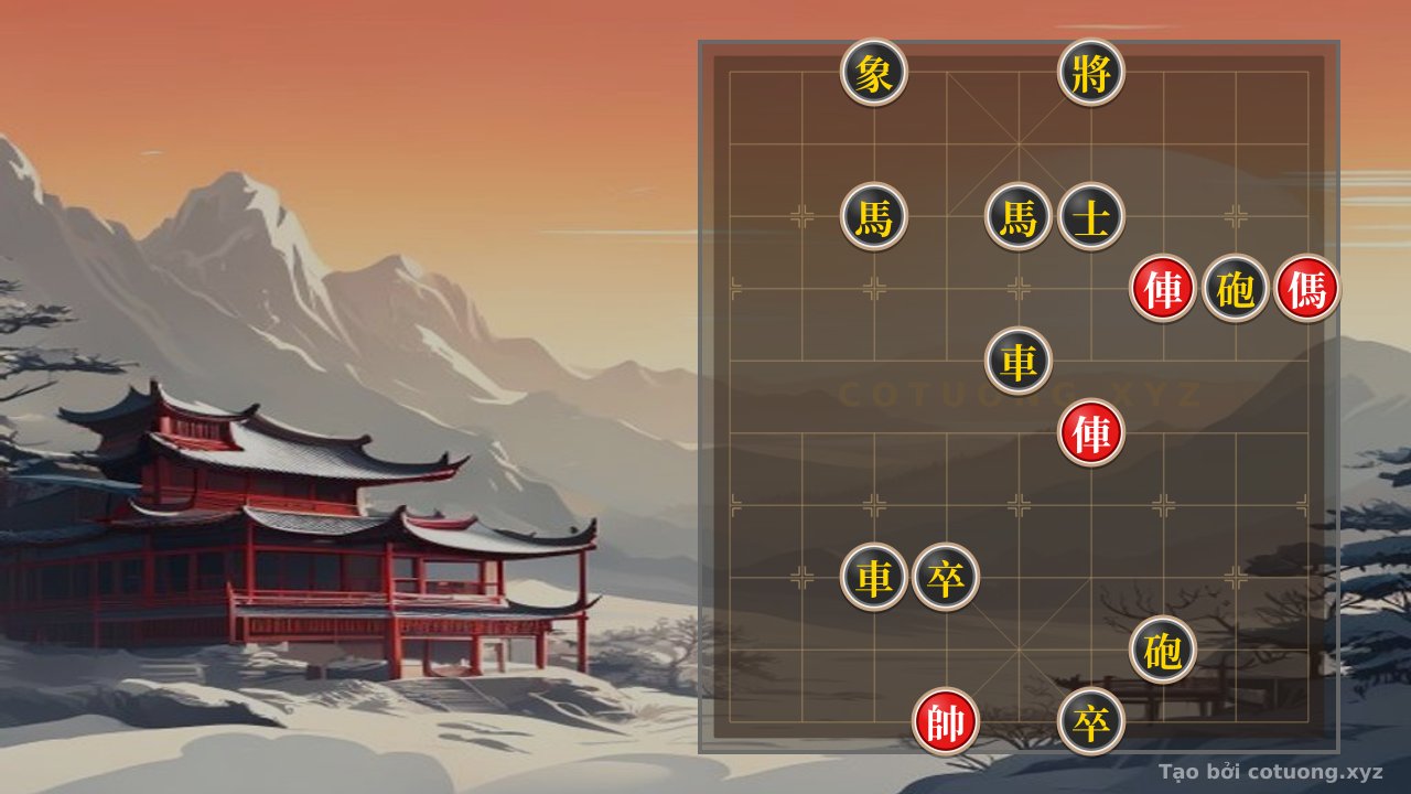 Thế cờ: Red General's Onslaught: A Killer Strategy for Beginners — Cờ Tướng Online