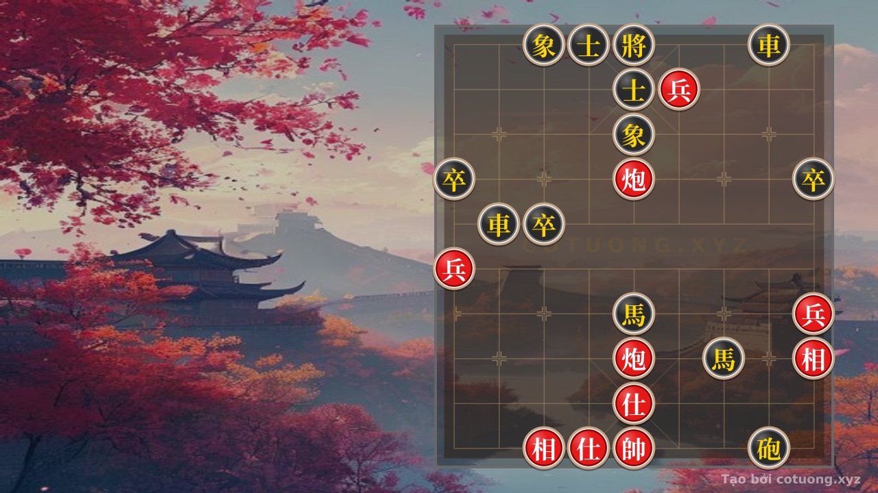 Thế cờ: Classic Checkmate: Lightning Cannon Strike Crushes Black's Double Chariots and Horses - An Endgame Mastery You Can't Miss — Cờ Tướng Online