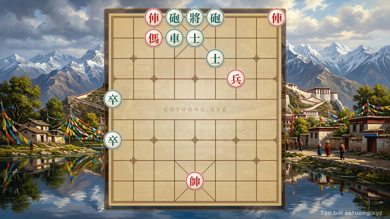Thế cờ: Xiangqi Strategy: Double Horse Legs Defense - Black's Solid Defense and Counterattacking Opportunities — Cờ Tướng Online