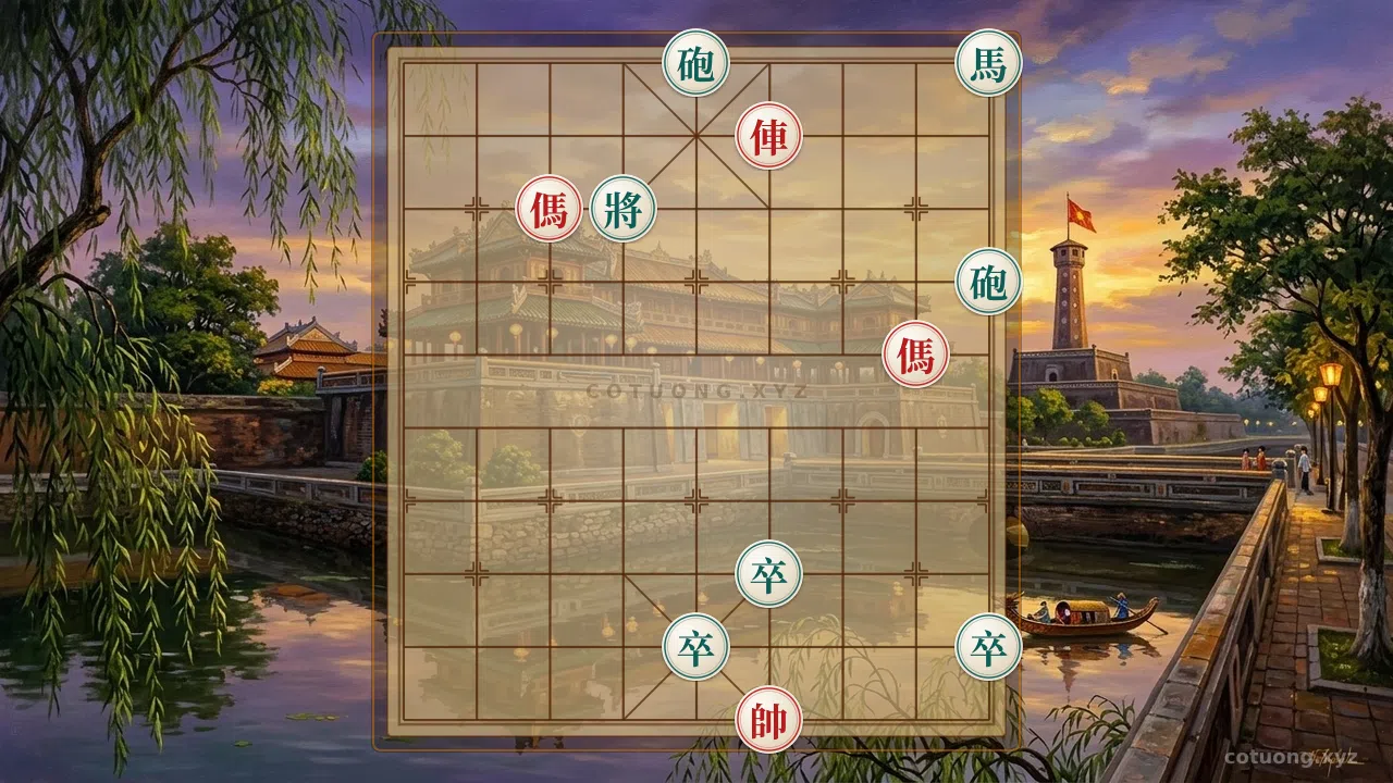 Challenge: Double Knights Mating Net on General File 4 - Can you solve it?