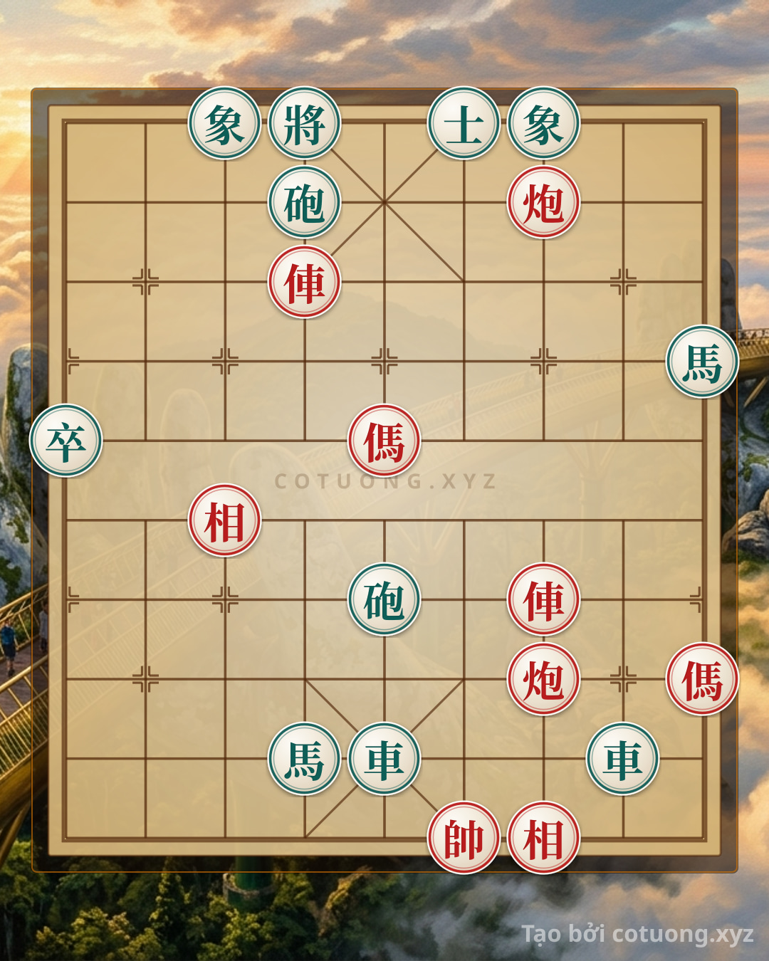 Challenge: Xiangqi Super Difficult: Red in Control, Black in Retreat - Decisive Tactics - Can you solve it?