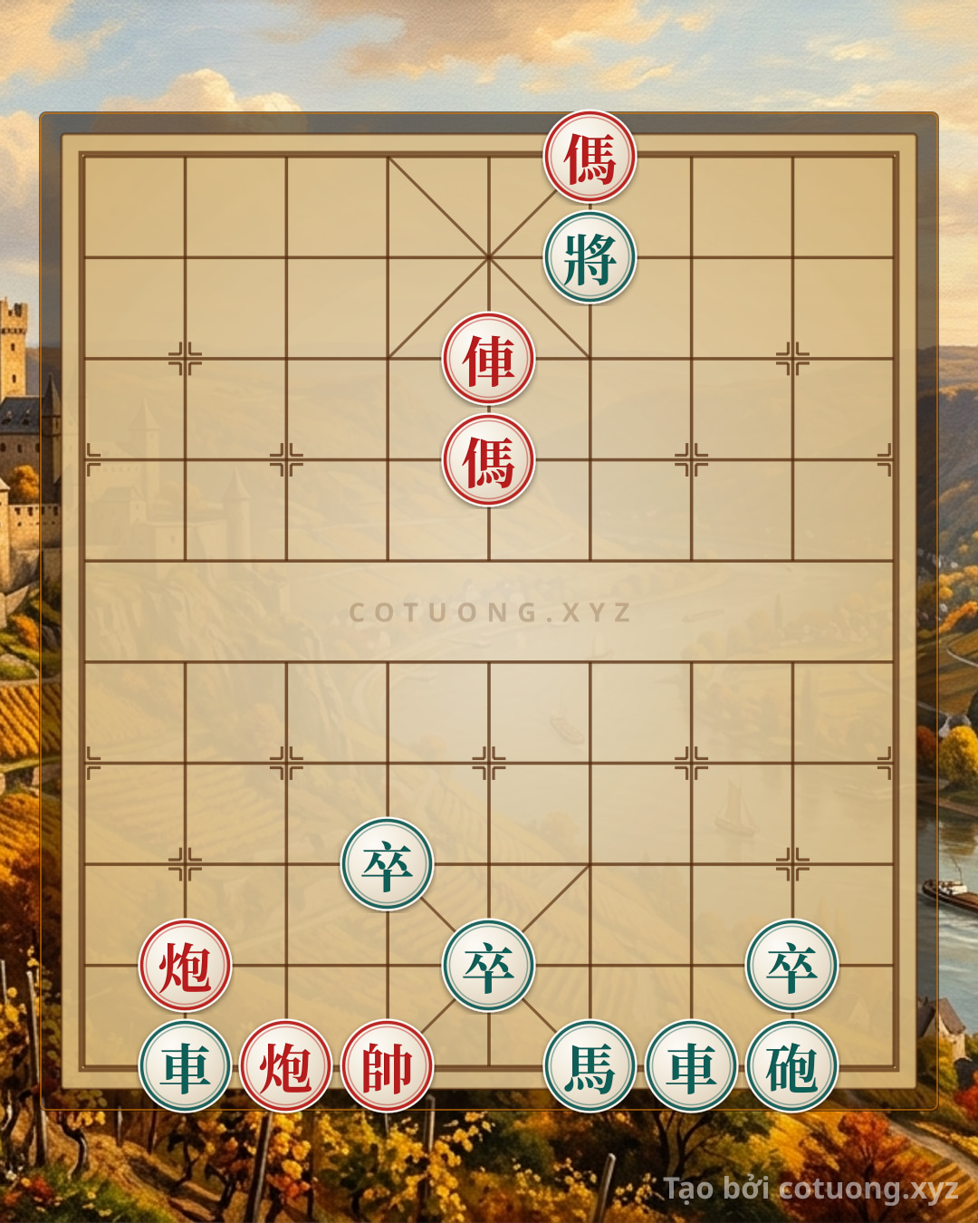 Challenge: Defensive Counterattack: How Red Overcomes the Double Horse Formation - Can you solve it?