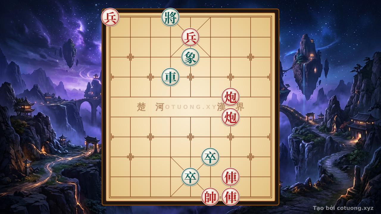 Thế cờ: The 'Chariot vs. Cannon' Trick - Red's Dominating Strategy in Chinese Chess — Cờ Tướng Online