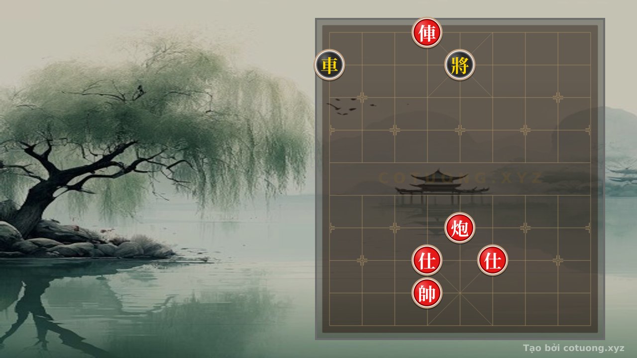 Thế cờ: The Ancient Hidden Sniper: When the Red's Chariot-Cannon with 2 Advisors Faces the Black's Lone Chariot in a Classic Battle — Cờ Tướng Online