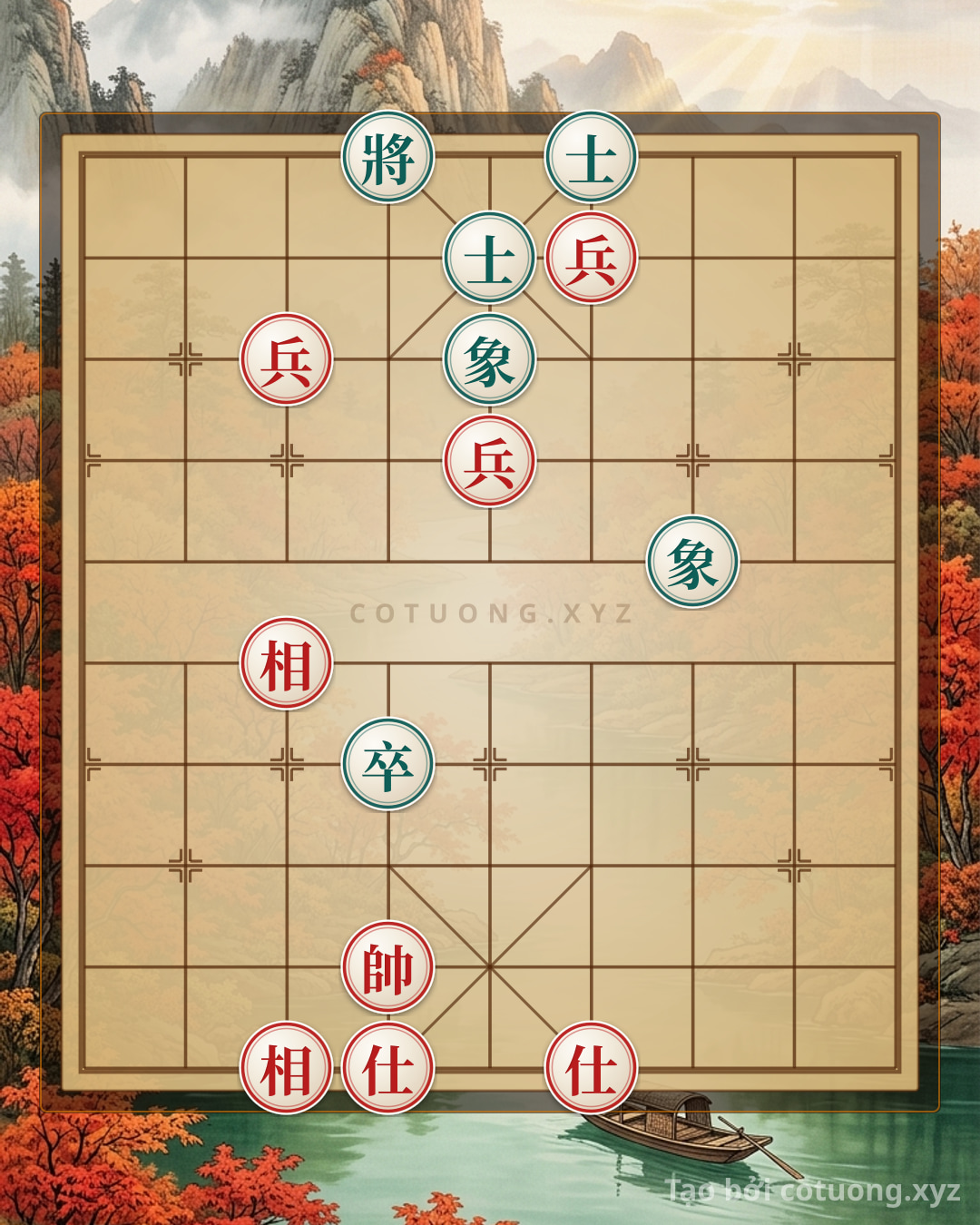 Challenge: Xiangqi Super Hard: Psychological Tactics Red Wins Black in 10 Moves - Can you solve it?