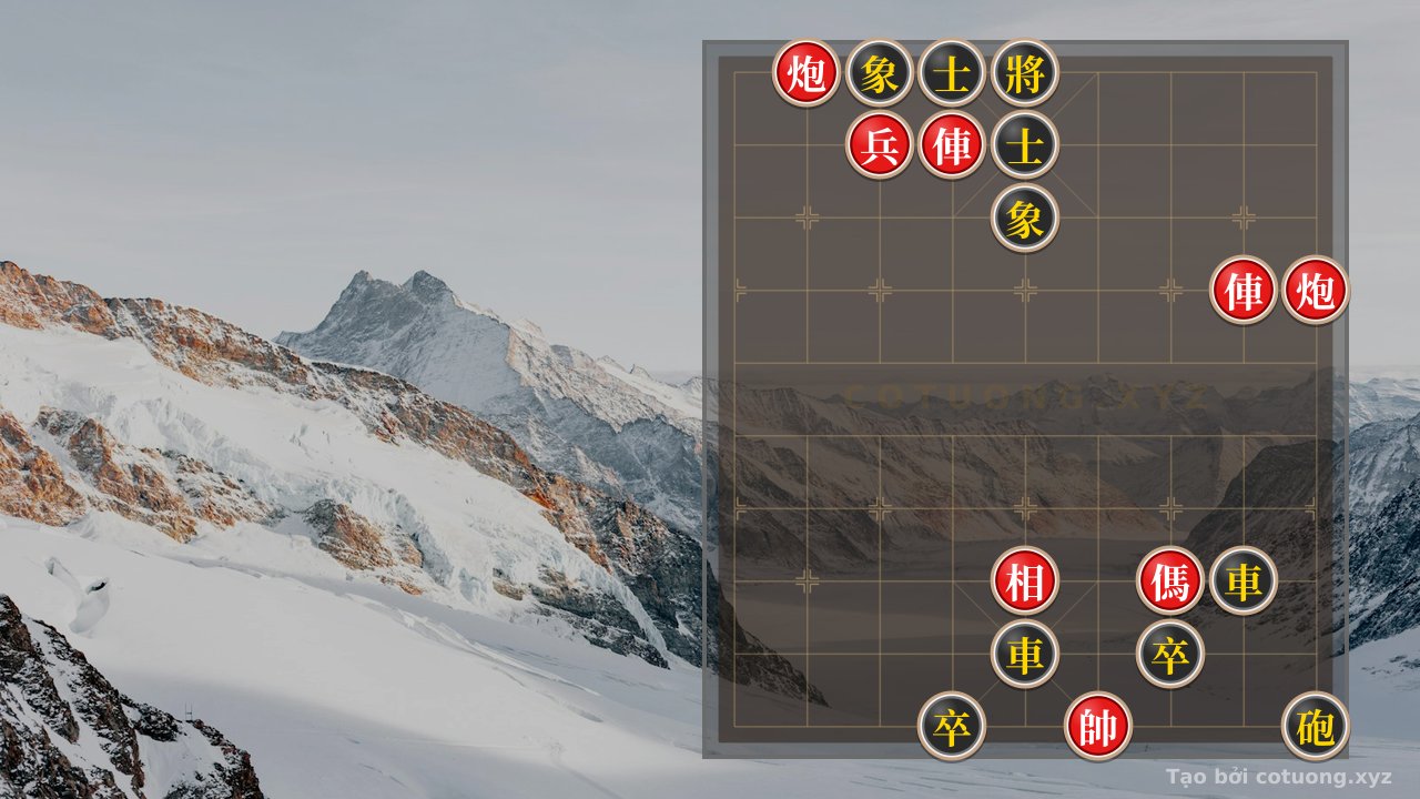 Thế cờ: Red Cannon on File 8, Rank 10: Defensive Tactics and Counterattacks in the General's Position — Cờ Tướng Online