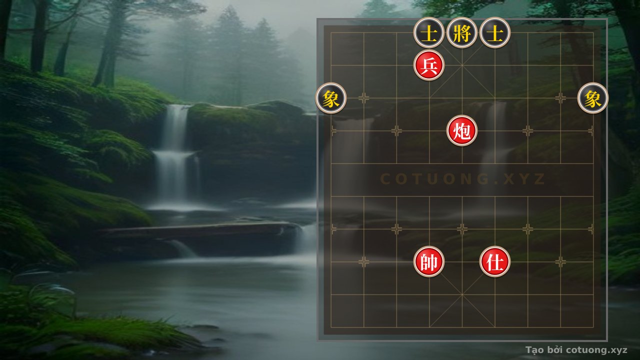 Thế cờ: Xiangqi: The Strategy of Breaking the Black Advisor with the Red Pawn - The Secret of Xichibi — Cờ Tướng Online