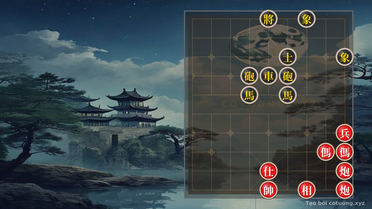 Thế cờ: The Peak of Endgame: 2Cannons 2Horses Chariot Advisor Elephant vs Rook 2Cannons 2Horses Advisor 2Elephants - Survival Tips — Cờ Tướng Online