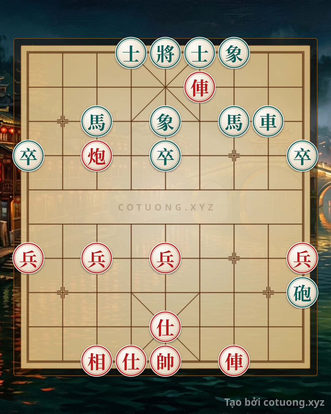 Challenge: Classic Checkmate: 2 Rooks and Cannons vs. 2 Horses and 3 Pawns in 7 Moves - Unstoppable Tactics - Can you solve it?