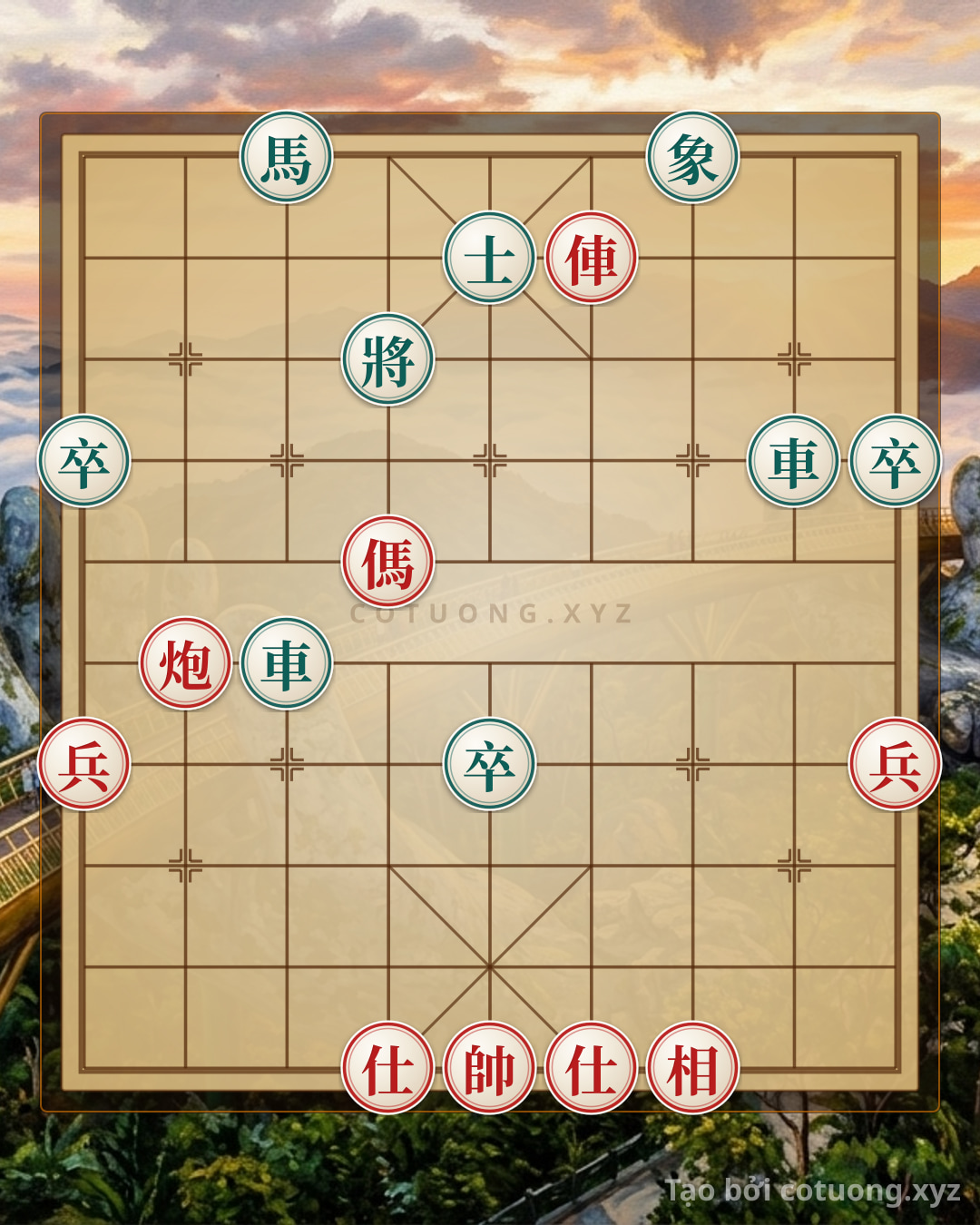 Challenge: Victory Through Heart: Analyzing Xiangqi (Chinese Chess) Strategies - Can you solve it?
