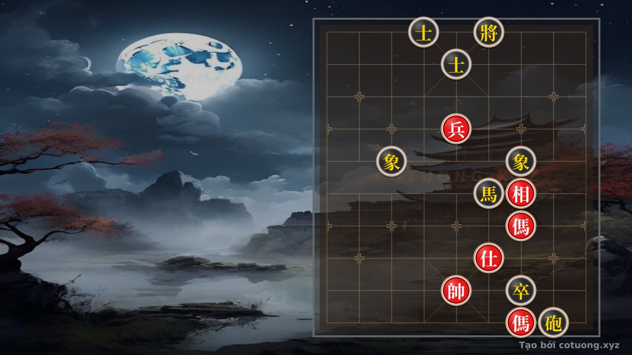 Thế cờ: Secret Tactics to Resolve Tense Xiangqi: 2 Horses Pinning Advisor and Elephant vs. Cannon Horse Pinning 2 Advisors and 2 Elephants — Cờ Tướng Online