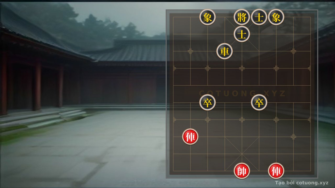 Thế cờ: Red General vs Black Chariot: The Brutal Checkmate Strategy — Cờ Tướng Online