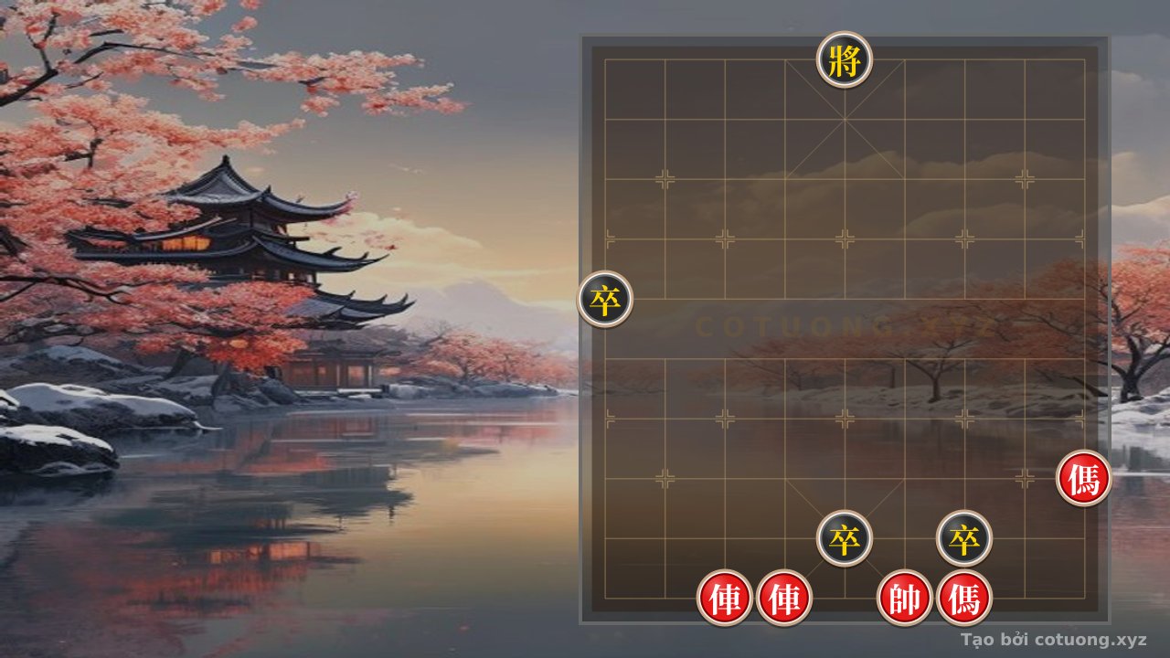 Thế cờ: The Hidden Strategy of Double Rooks and Horses: When Red Deploys a Decisive Attack Like a Battle of Blood and Jewels on the Chessboard — Cờ Tướng Online
