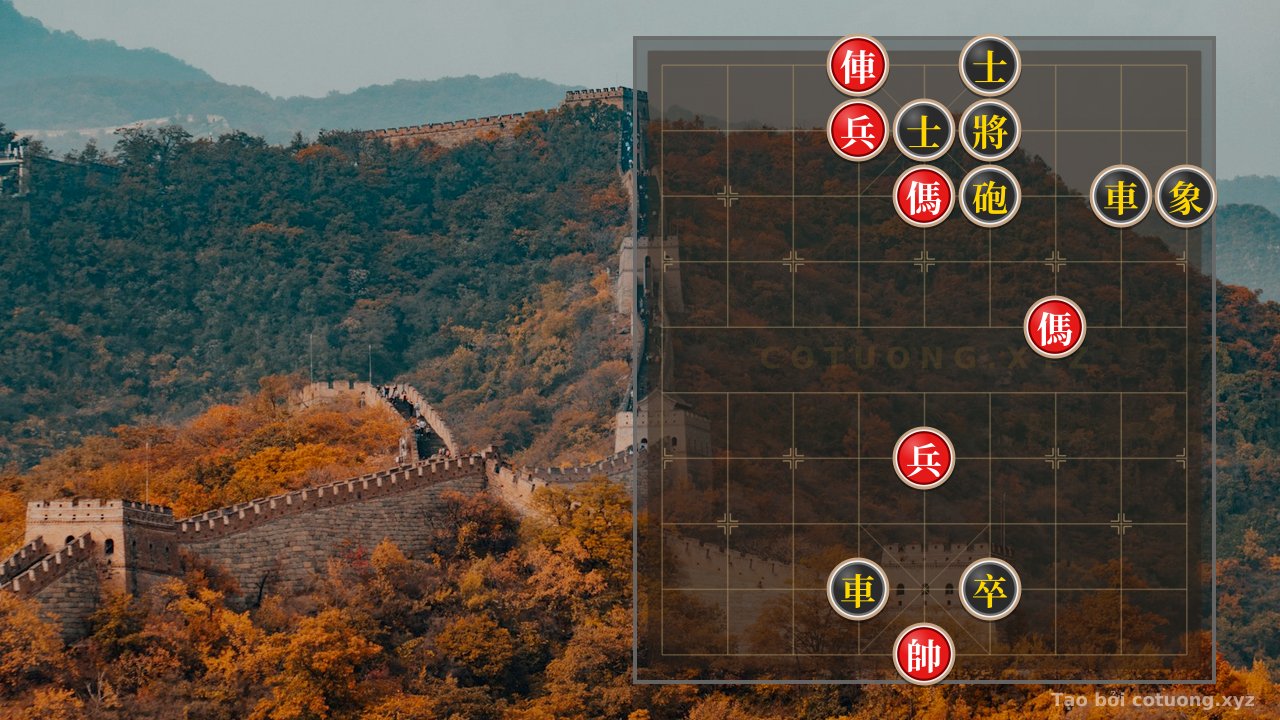 Thế cờ: The Secret to Breaking the Tricky Chess Formation: When Red Horses Face Off Against Black Chariots and Cannons — Cờ Tướng Online