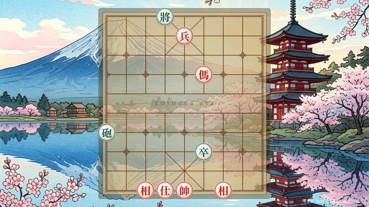 Thế cờ: Defensive Counterattack: The Art of Parrying Deadly Attacks in Chinese Chess — Cờ Tướng Online