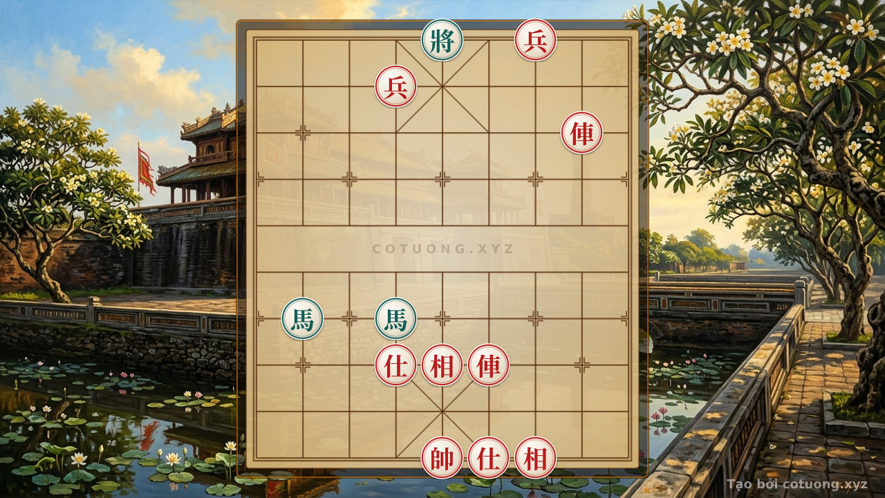 Thế cờ: The Classic Trap: When Two Red Chariots Clash with the Black Horse Pair in the Death Formation #97e6 — Cờ Tướng Online