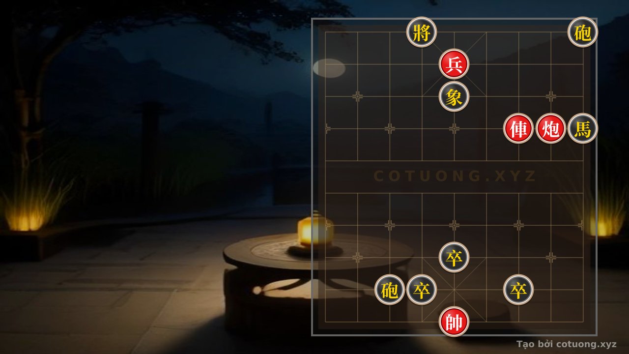 Thế cờ: The 'Mã Ngọa Tào' Formation - Defensive Insights from Black's Perspective — Cờ Tướng Online