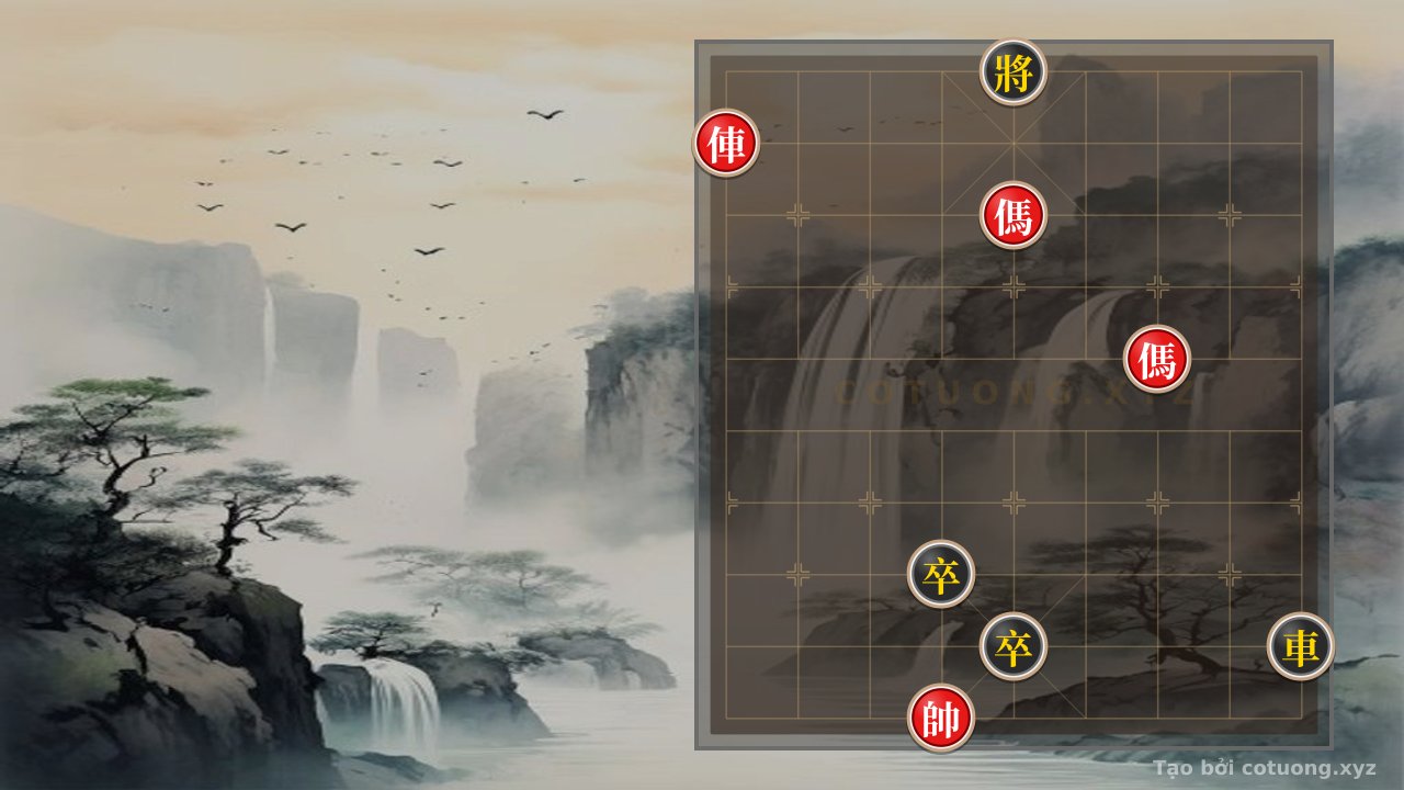 Thế cờ: Xiangqi: The Red's Victory with Double Horse Legs — Cờ Tướng Online