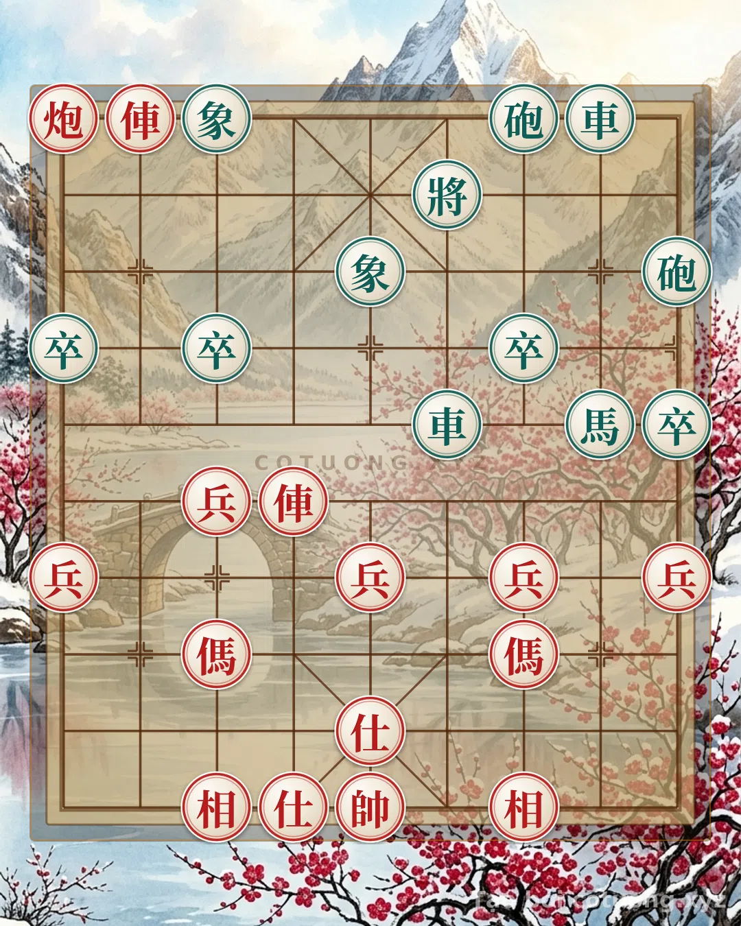 Challenge: Red Cannon at 9-10: The 'Heavy Attack' Strategy in the Xiangqi Battle - Can you solve it?