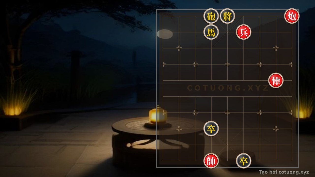 Thế cờ: Red General Chess: Defense Tips Against Exposed Black Rook and Cannon — Cờ Tướng Online