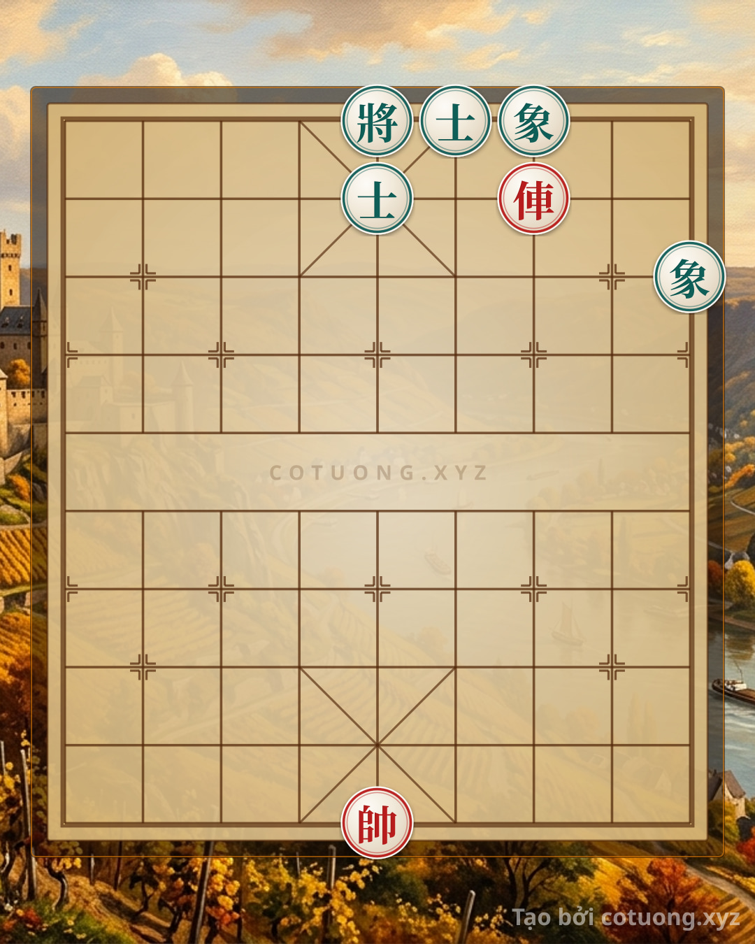 Challenge: Peak of the Endgame: Rook vs. 2 Advisors and 2 Elephants - The Hidden Trick of Red - Can you solve it?