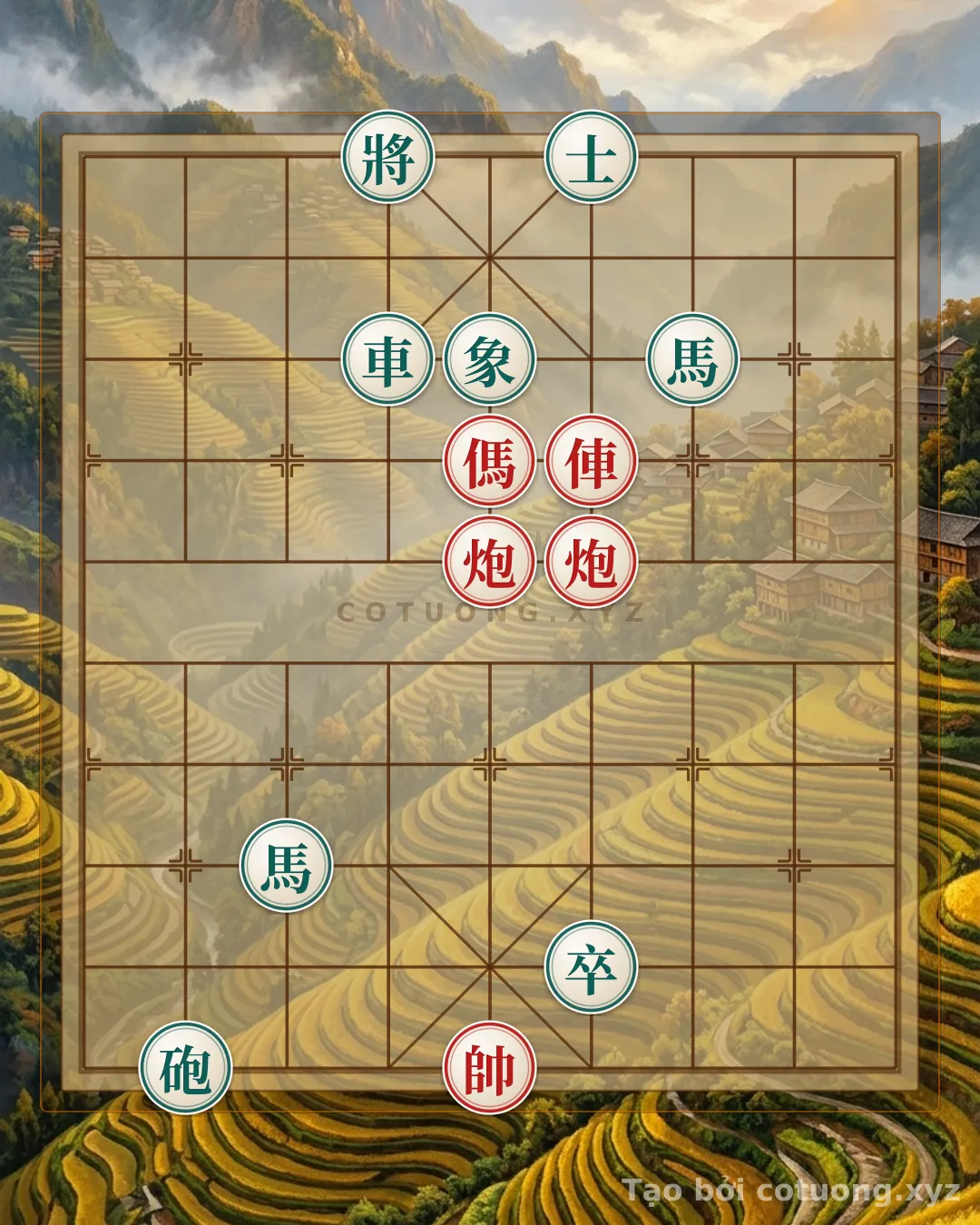 Challenge: Xiangqi: The 'Empty Cannon' Formation - Winning Strategy for the Red Side - Can you solve it?