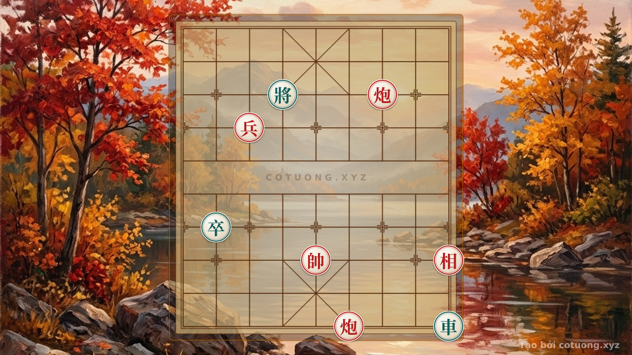 Thế cờ: 'Cannon Opening 8 Directly into the Heart' – The 'Empty Cannon' Strategy Makes Red Unable to Sleep: 