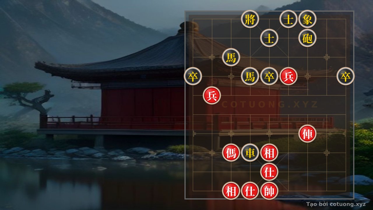 Thế cờ: Classic Endgame Strategy: Red Rook-Horse vs. Black Cannon-Horse - The Xiangqi Xich Bi Battle — Cờ Tướng Online