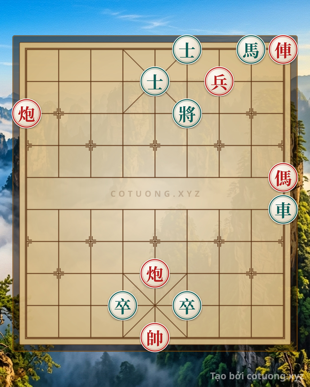 Challenge: Xiangqi: 'Red Chariot Exposed 1' - The Strategy of the Lone Chariot - Can you solve it?