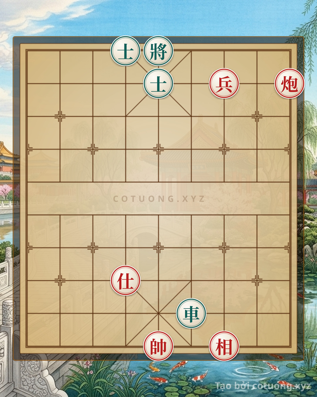 Challenge: Master's Ultimate Checkmate: Red Cannon, Chariot, and Advisor vs. Black Rook in Three Moves – Classic Endgame #342a - Can you solve it?