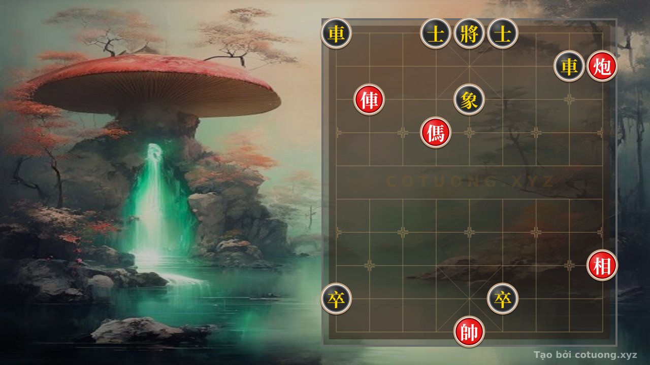 Thế cờ: The Ultimate Classic Xiangqi Strategy: The Battle of the Red Chariot, Cannon, Horse and Elephant vs. the Black Double Chariots and Double Cannons - The Most Intricate Endgame of All Time — Cờ Tướng Online